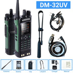 DMR GPS 10W DM-32UV BAOFENG DM32 Walkie Talkie Multi Band TDMR Dual Time Slot Wireless Copy Frequency Type-C AM/FM Two Way Radio
