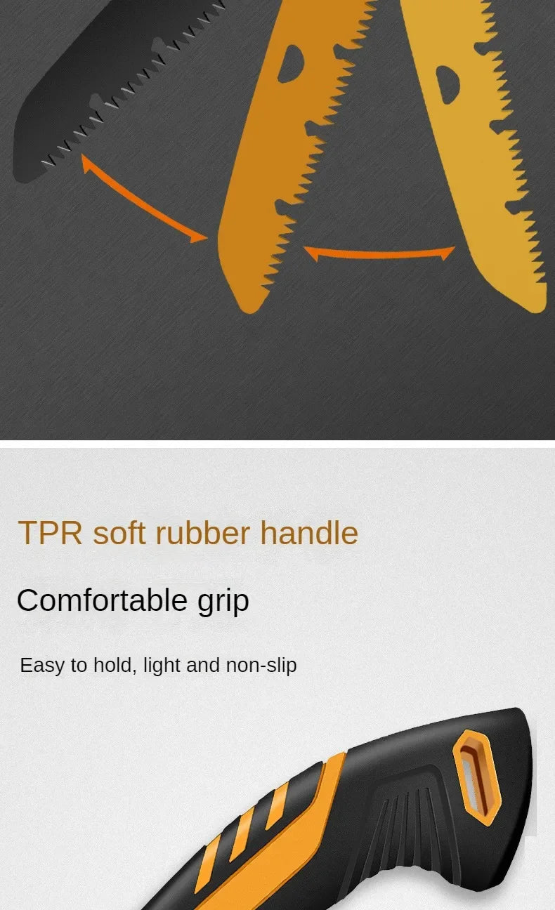 Japanese TOOL Folding Hand Saw Compact Design Hand Saw for Trees for Camping Pruning Saw with Hard Teeth Hacksaw Garden Pruning