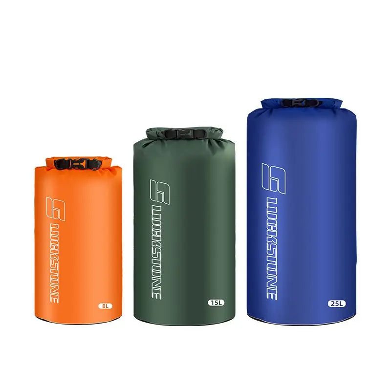 Portable Waterproof Dry Bag Sack Ultralight Drifting Swimming Storage Bag Rafting Kayaking Bag 3/5/8/12/15/25/35/75L