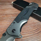 9" SPRING ASSISTED FOLDING STILETTO TACTICAL KNIFE Blade Pocket Tactical Knives