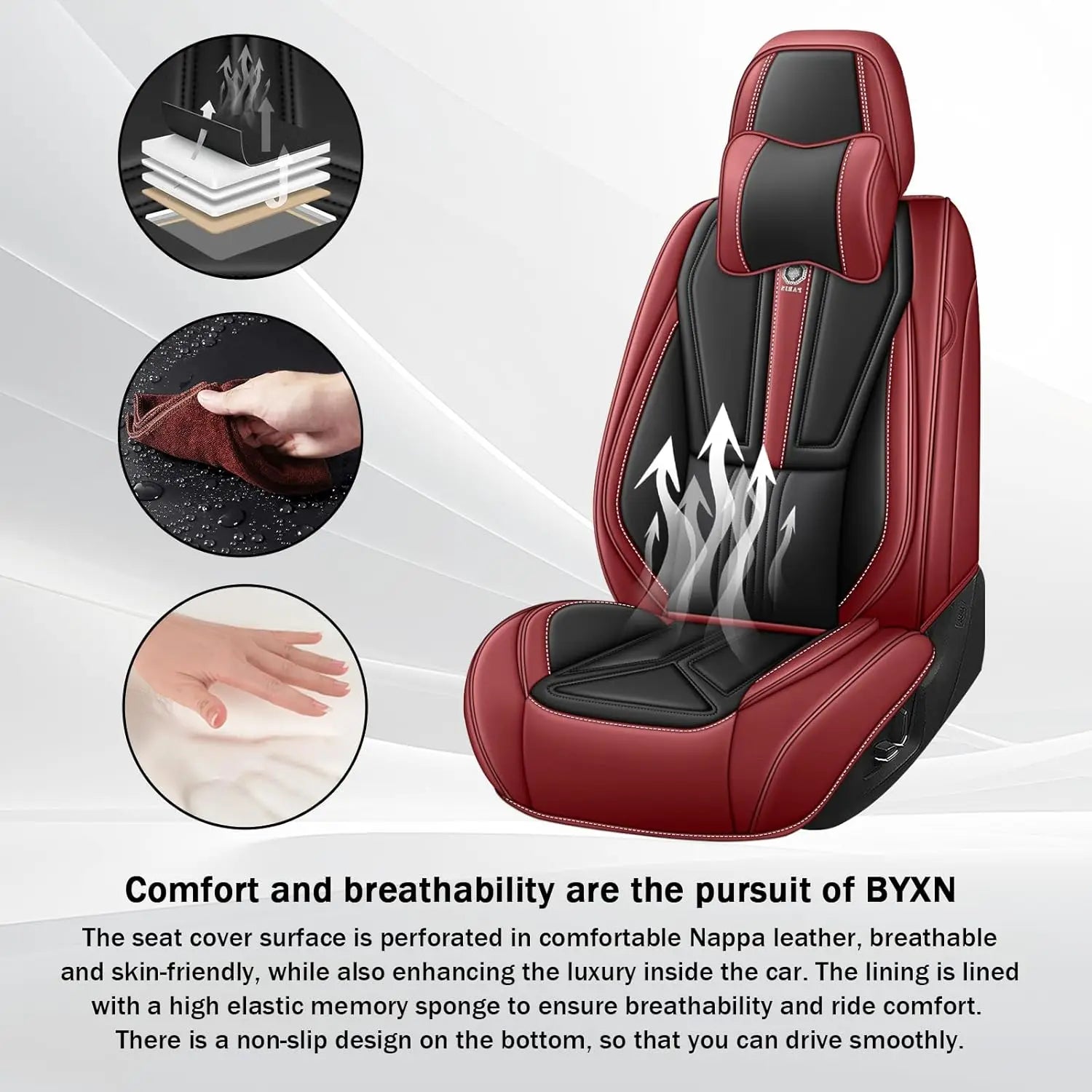 Car Seat Cover Full Set for Lexus RZ450e 2023-2025,Faux Leather Seat Cover for Car,Breathable Vehicle Cushions Cover Waterproof