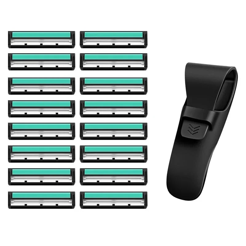 Gillette 2-layer Razor Blade for Vector 2 Razor Refills Set 16pcs Multiple Sets To Choose