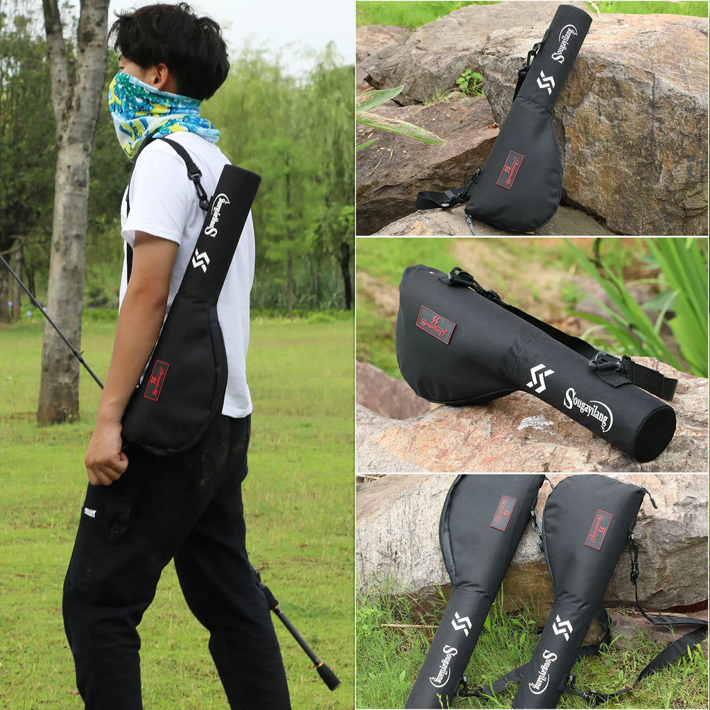 Sougayilang Fly Fishing Rod and Reel Full Kit 5sections Carbon Fly Fishing Rod and 5/6 Reel Perch Fly Fishing Suitable for Pesca