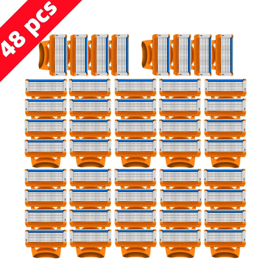 Superduty Razor Fusion 5 Ultra Thin Blade Men's Razor with Sideburn Trimmer Men's Facial Trimmer Safe Sharp 5-layer razor