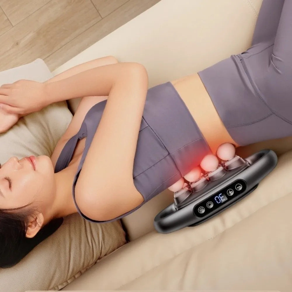 8/12/16-Head Fascia Equipment Electric Muscle masajeador Waist Massager 30 Gear Adjustable High Frequency Body Massage Machine