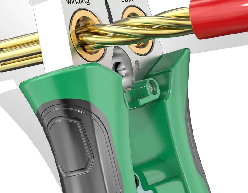 LAOA Electrician's pliers, multi-function wire stripper, 8-in-1 stainless steel needle-nose pliers with electrical measurement