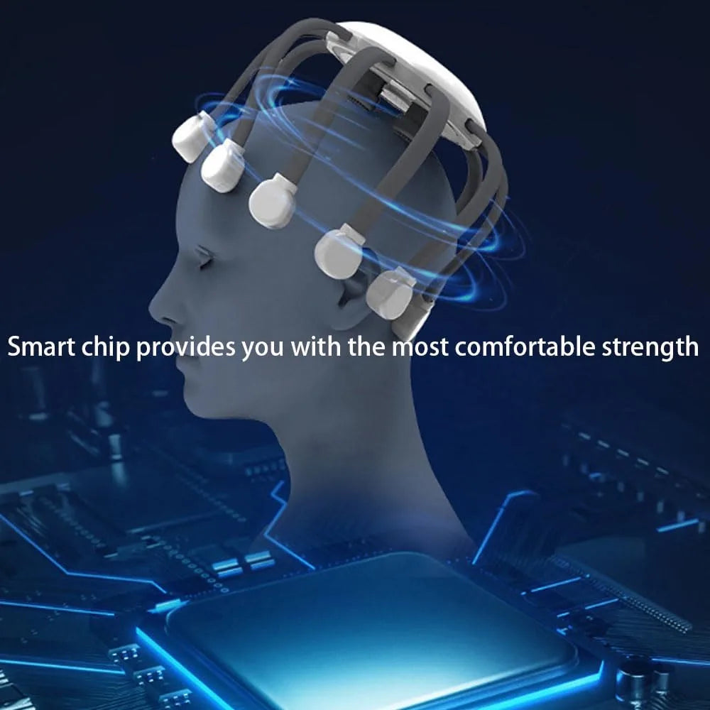 Octopus Claw Eight Claw Massager USB Charging Therapeutic Scratch Pad Electric Head Massager Therapeutic Electric Scalp Massager