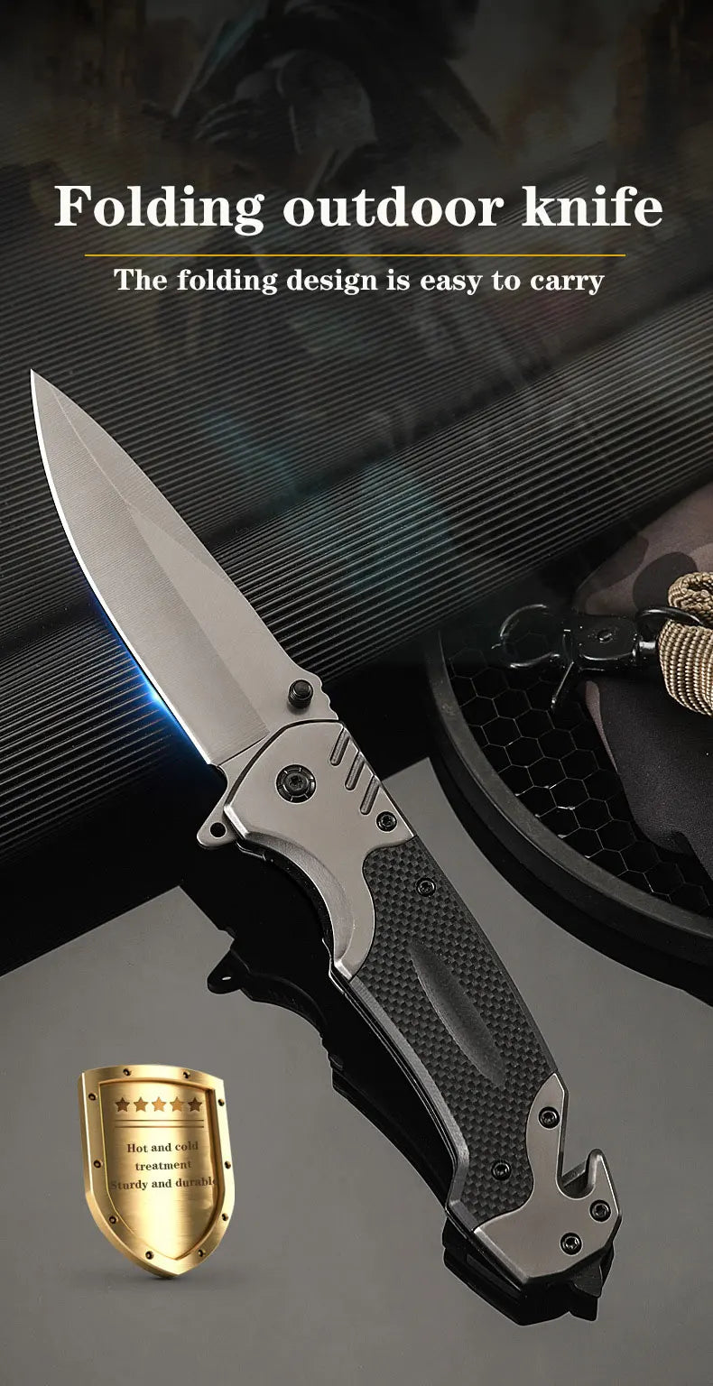 Camping Pocket Knife Outdoor Multifunctional Folding Knife Tactical Defense Knife Outdoor Survival Camping Sharp Knives
