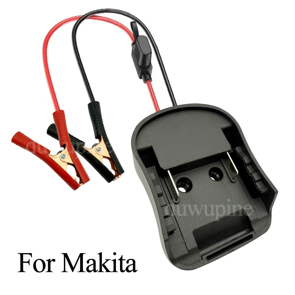 Car Emergency Power DIY Adapter Automotive 30A Fuse Igniter Jump Starter for Makita for Milwaukee for Dewalt 18V Li-ion  Battery