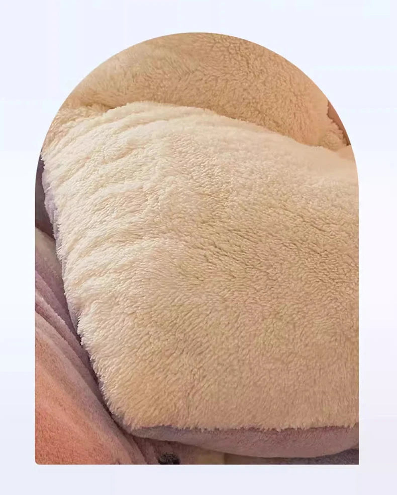 New winter quilt lamb wool autumn spring thickened super warm fiber blanket constant temperature milk cashmere bedding comforter