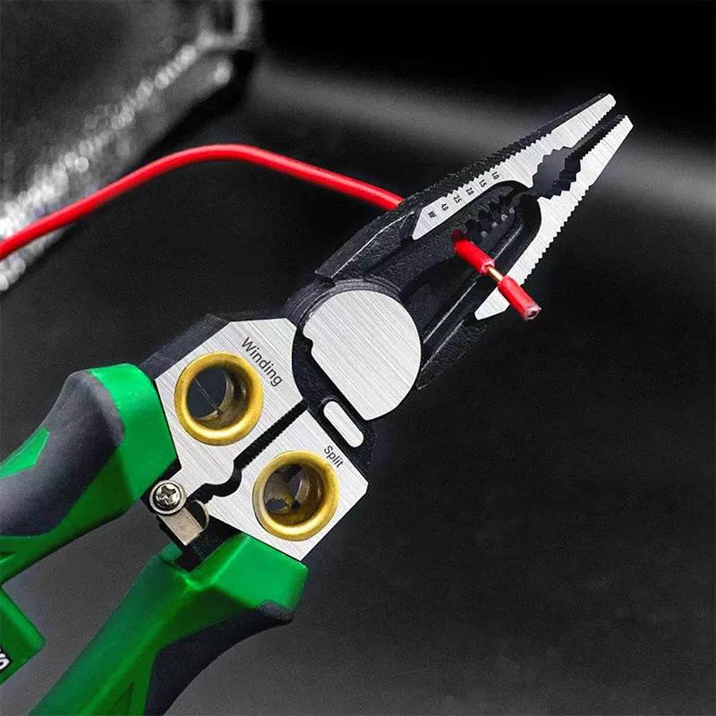 8-in-1 Electrical Stripping Pliers Precision Electrician Pliers Professional Electrician Maintenance Tools Convenient Efficient