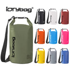 Idrybag Dry Bag Waterproof Bag for Women Men 2/5/10/15/20L Swimming Rafting Kayaking River Trekking Waterproof Dry Bag Backpack