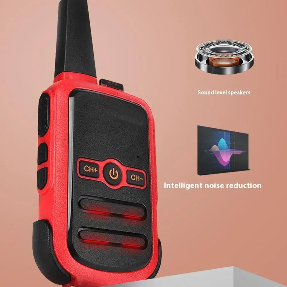 PT858 Portable Walkie Talkie Long Range 16 channels Two-Way Radio Communicator For Hiking Camping Travelling  ham radio