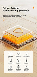 OnePlus Solar Power Bank 200000mAh Large Capacity Fast Charging External Battery with SOS Emergency Power for IPhone Samsung