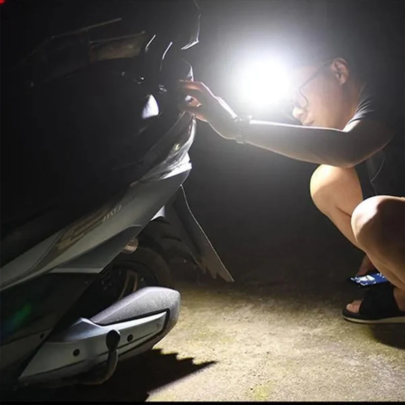 Sensor Headlamp USB Rechargeable LED Flashlight XPE+COB Torch Camping Waterproof Headlight Fishing Headlamp 1/2/3/4/5/8/10PCS