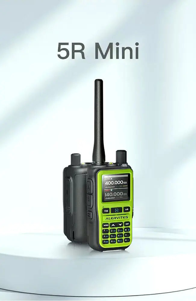 BAOFENG New Walkie Talkie 2PCS 5R Mini 5W Radio walkier talkie BT Dual PTT Transmission AM Aviation Reception Mini Case Radio