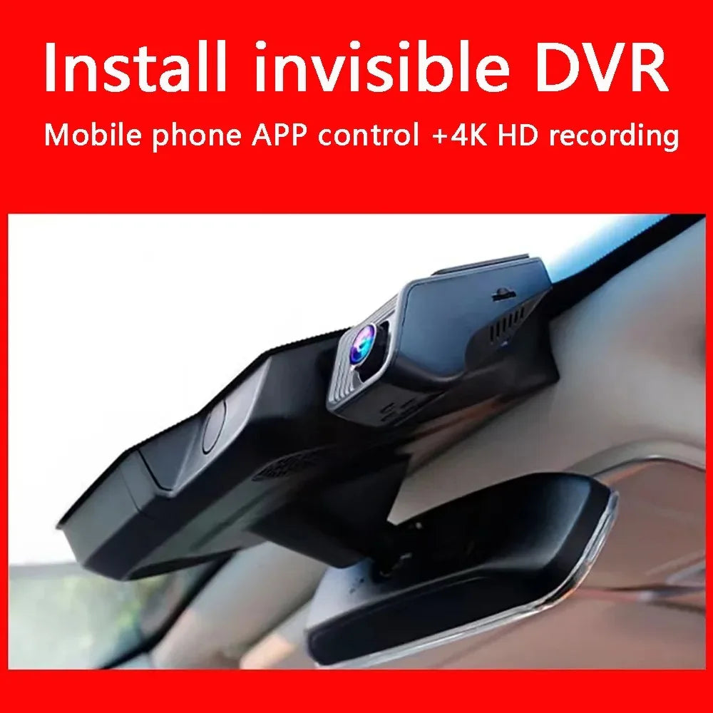 HD 4K 2160P WiFi Car DVR Dash Cam Camera 2K 1600P 1080P 24H Parking Monitor APP Control Car Driving Video Recorder for all cars