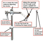 Rotating Fly Fishing Lure Tool Set Fly Fishing Lure Making Vice Suitable for Making Dry and Wet Lures for Trout and Salmon