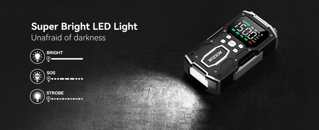 3000A/4000A/5000A Start Power Bank Jump Starter Car Booster External Battery 12V Starting Device for Petrol Diesel Powerbank