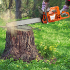 72CC 24 Inch Gas Chainsaw 2-Stroke Portable Gasoline Powered Chain Saw for Wood Cutting Tree Stump Trimming Tool