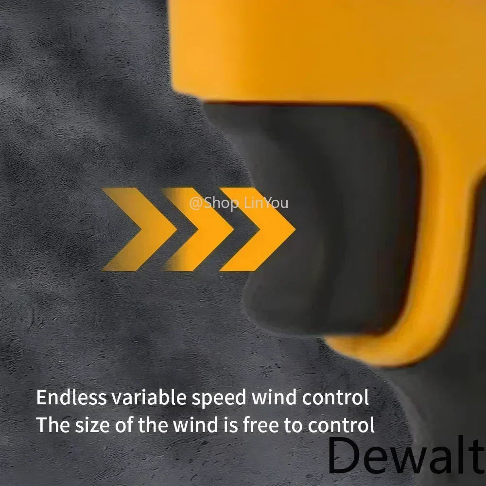 Dewalt 30000RPM Air Blower Cordless Turbo Fan Handheld Violent Fan Dryer 20V Rechargeable Dust Blowing Tool