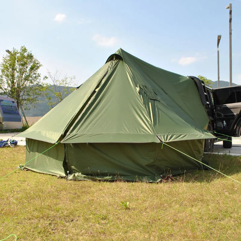 Car Rear Tent for 8 People – Ultra-Lightweight Car Rear Tent with Floor, Waterproof & Windproof, Family Camping Essential