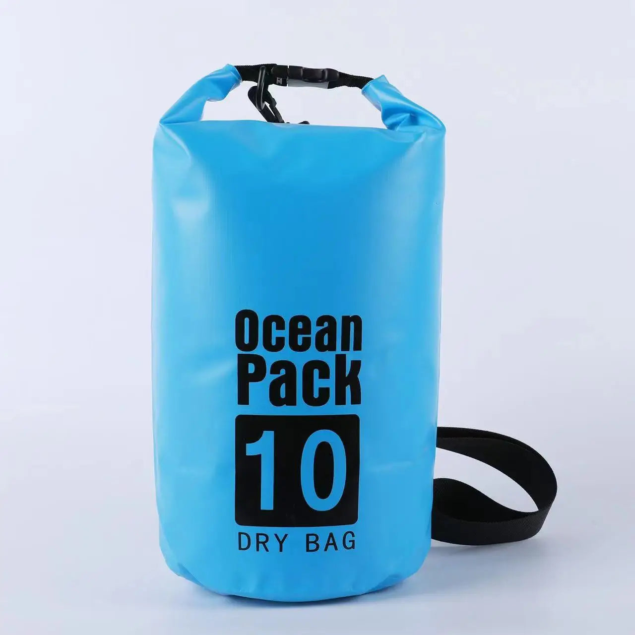 Outdoor PVC Waterproof Dry  Bag 5L 10L 20L 30L Outdoor Diving Foldable Storage Man Women Beach Swimming BaRafting Ocean Bag