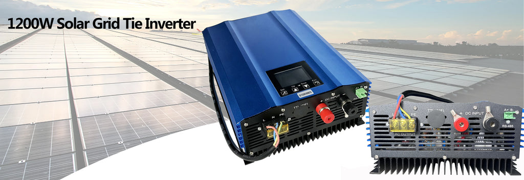 1000W/1200W Solar Grid Tie Inverter With Limiter And LCD Display