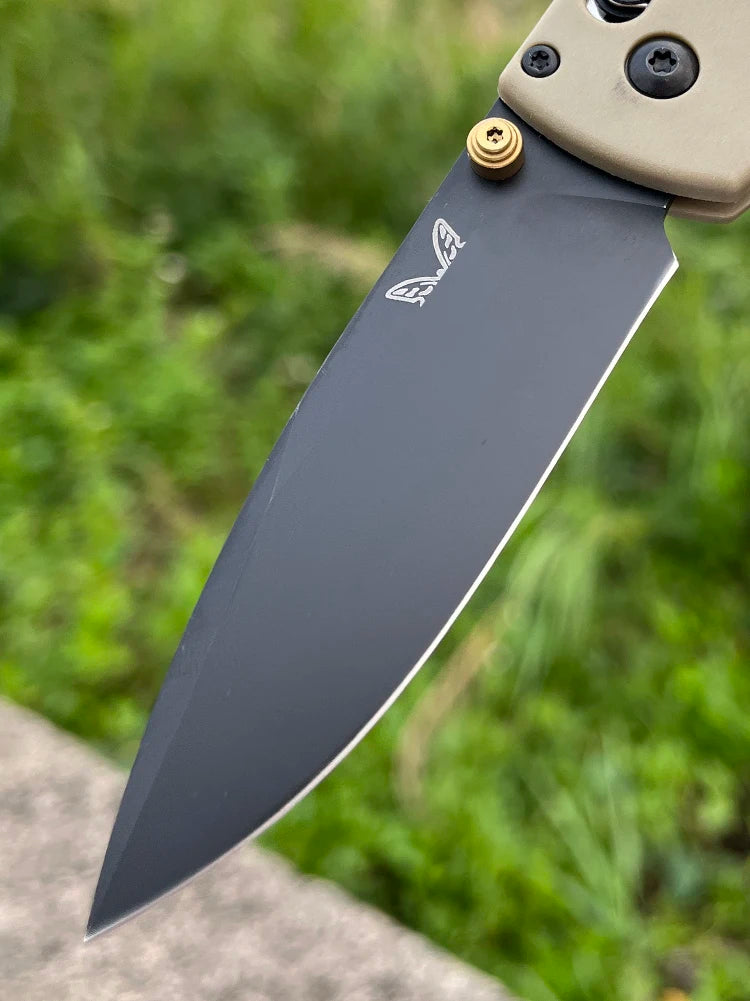 BM Bugout 535 EDC Knife Ranger Green Grivory Handle knife CPM-S30V Stainless Steel folding knife hiking tactical pocket knife