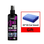 Automotive 3-in-1 ceramic coating spray - advanced nano polishing, hydrophobic layer, high gloss, protection and beautification,