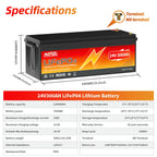 6Ah 10Ah 12Ah 20Ah 30Ah 12V 100Ah LiFePO4 Battery Pack BMS 200Ah 300Ah Lithium Iron Phosphate Rechargeable Battery