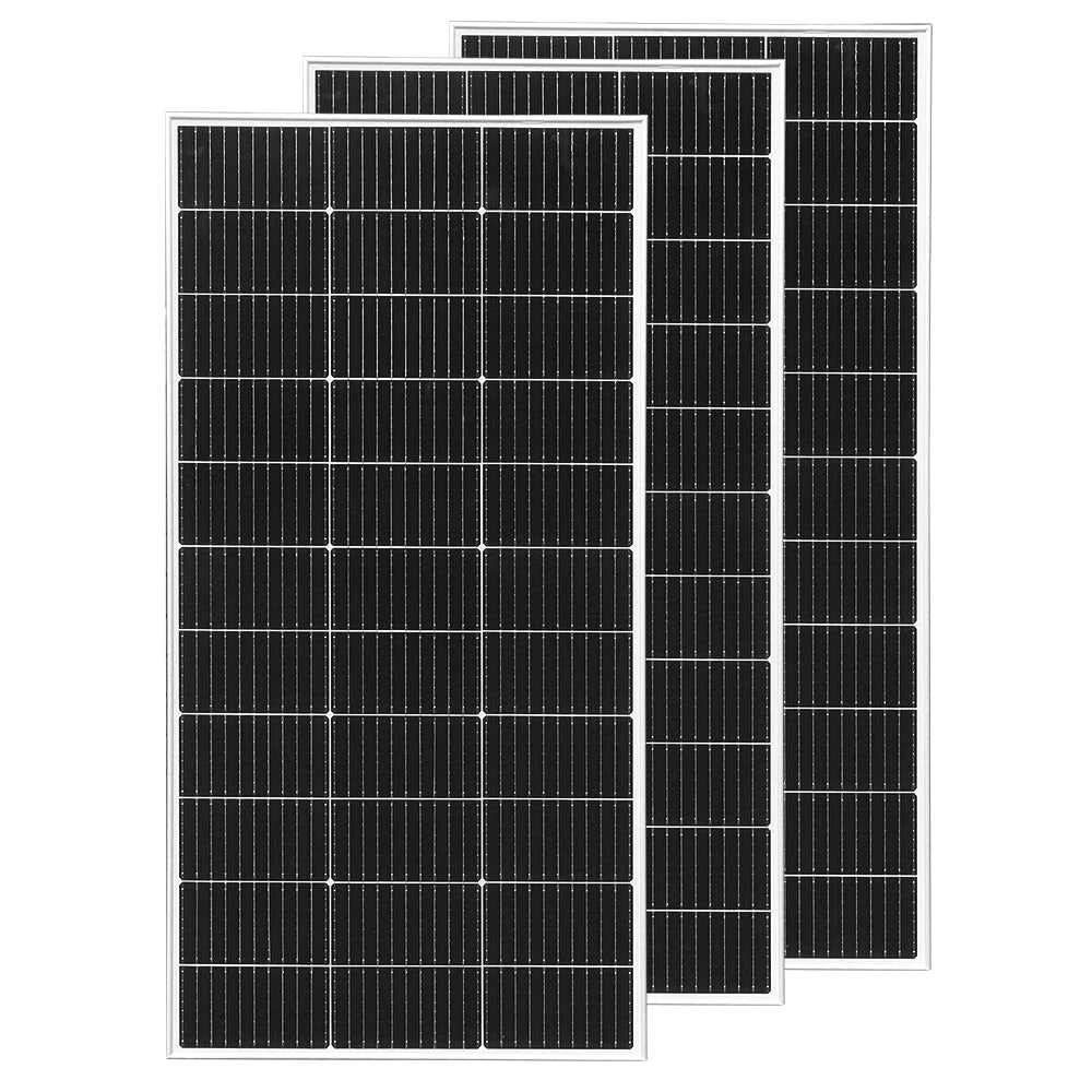 120W 240W 360W 480W Tempered Glass Solar Panel Rigid Painel 120V 1-4pcs Windproof Anti-snow Anti-hail PV Panels Solar System