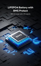 Ctolity generador de energía portatil XP1000 1800W Portable Power Station, 200W Solar Panel Opitional, Foldable Solar Generator