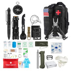 Survival First Aid Kit Survival Full Set Molle Outdoor Gear Emergency Kits Trauma Bag Camping Hiking IFAK Adventures Bag