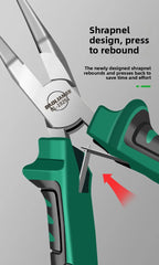 5inch Mini Multifuncational Pliers,  Electrician Special Wire Pliers, Pointed Nose Pliers, Small Handmade Industrial Grade Vice