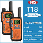 2pcs Baofeng F22 Kids Walkie Talkie Rechargeable Type-C Ham Radio Electronic Toys Birthday Gift Children