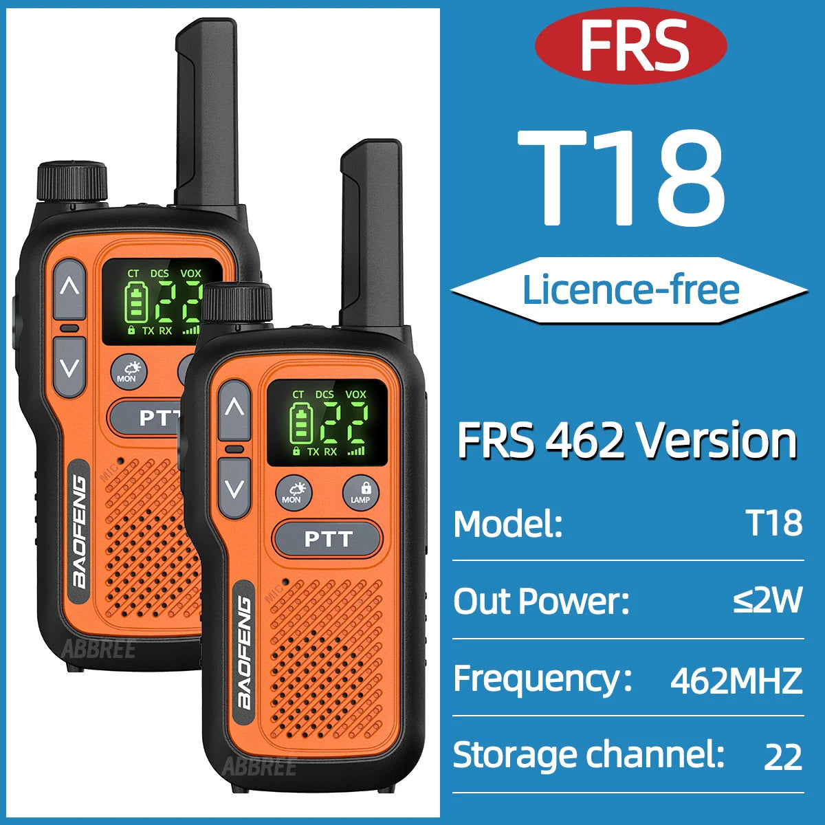 2pcs Baofeng F22 Kids Walkie Talkie Rechargeable Type-C Ham Radio Electronic Toys Birthday Gift Children
