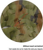 Camouflage Net Bulk Roll - Shade Net for Hunting, Home Decor, Paintball, Bird Watching, Camping, Car Cover, and Theme Party Deco