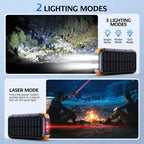 30000mAh Hand Crank Solar Power Bank Magnetic Wireless 22.5W Fast Charging for Airpods iWatch for iPhone 16 Powerbank with Light