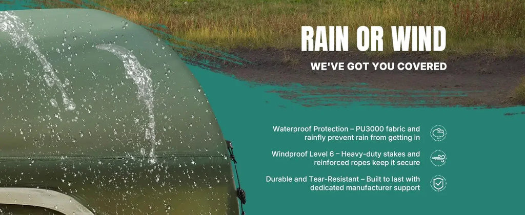 Truck Bed Tent 5.5ft-8ft for 2+1 People/Family, 2 Mins Fast Setup Inflatable Pickup Truck Tent, PU 3000mm Waterproof