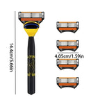 6-layer safety razor stainless steel progressive blade easy to shave men's shaving and women's hair removal shaving tools