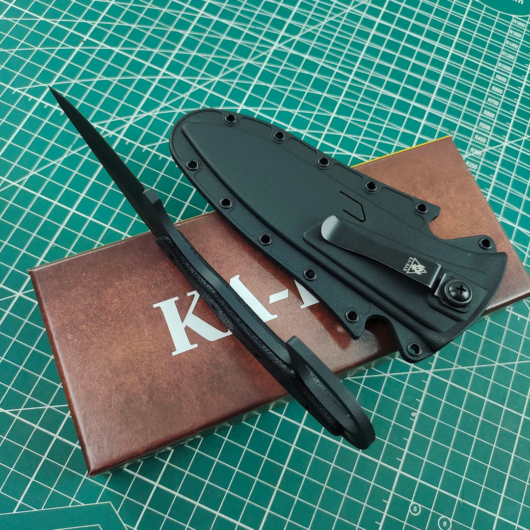 KA-BAR 2491 straight knife wilderness survival emergency rescue tool, easy to carry, diving,  hunting knife, tactical equipment