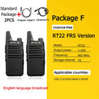 RETEVIS RT622 Walkie Talkie Mini 2 pcs PMR 446 Portable Two-way Radio ht PTT Walkie-talkies Communication Radio for Restaurant