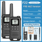 2pcs Baofeng F22 Mini Walkie Talkie PMR Communication Radio Profesional Walkie Talkies Ham Radio Transceiver For Restaurants