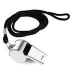 Metal Whistle Portable Extra Loud Sports Whistle Multipurpose Loud Crisp Sound Whistle for Soccer Football Basketball Training