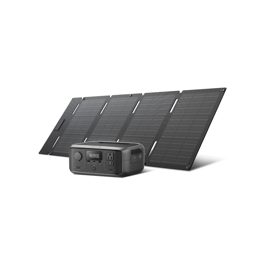 ECOFLOW RIVER 3 Portable Power Station, 230Wh LiFePO4 Battery Power Station, 300W Up to 600W AC Output