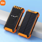XIAOMI Solar Power Bank Wireless 200000mAh Large Capacity Fast Charging External Battery Outdoor Survival Emergency Equipment