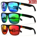 Fashion Vintage Square Polarized Sunglasses Men Women Driving Fishing Luxury Brand Designer Sun Glasses Driver's Eyewear UV400