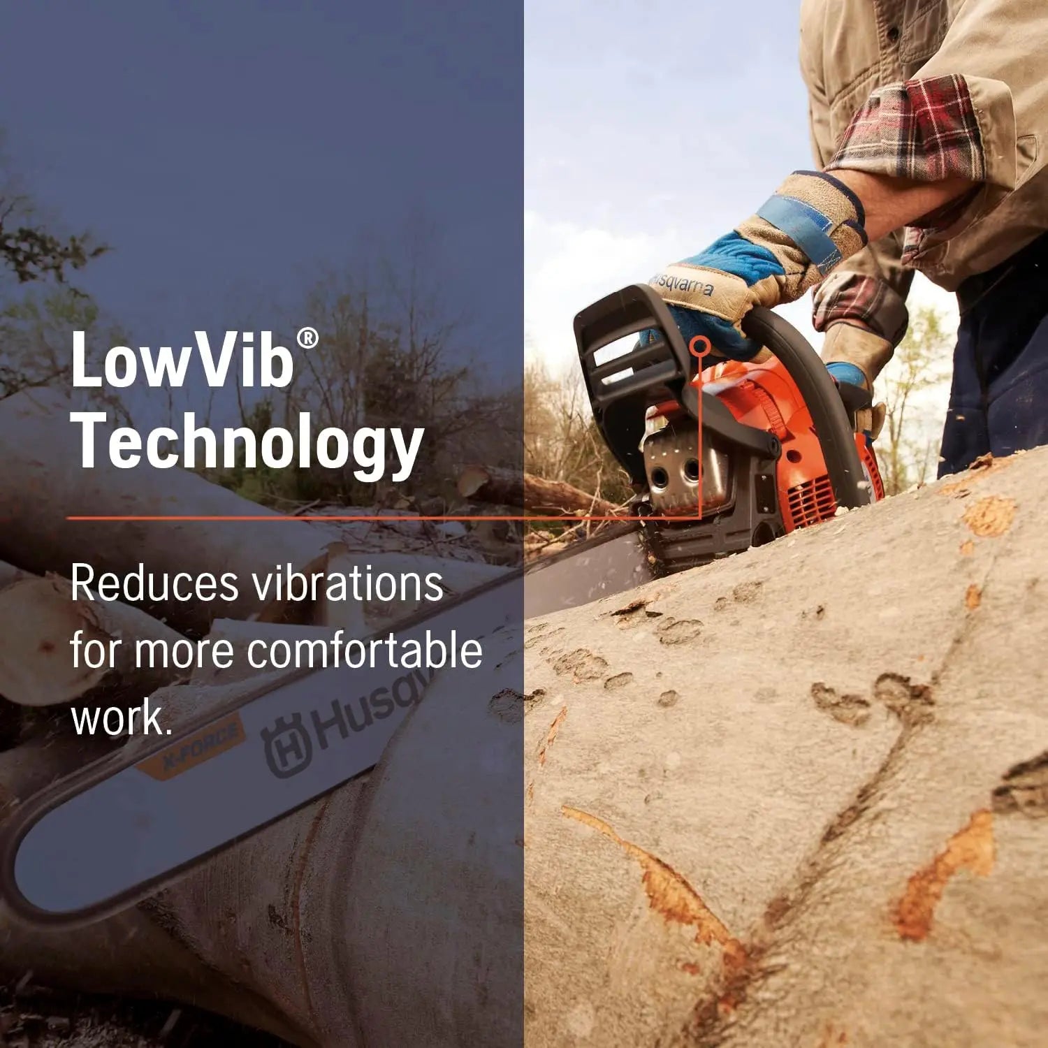 20-Inch Gas Chainsaw, 50.2cc 3.2HP 2-Cycle Engine for Tree Pruning, Yard Cleanup & Firewood Cutting