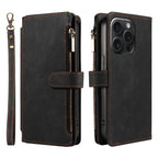 PU Leather Phone Case for IPhone 17Air  17 Pro Max 16 Pro Max 16e 15 14 13 12 11 Pro Max Plus  Flip Wallet Style Phone Cover